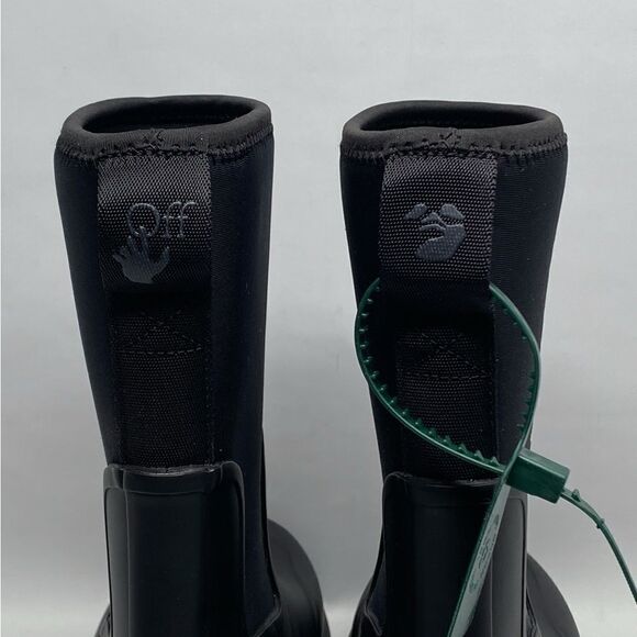Off-White Sponge Rubber Rain Boots size 37 - Picture 6 of 11
